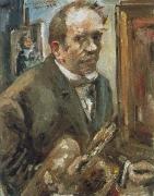 Lovis Corinth self portrait with palette Sweden oil painting artist